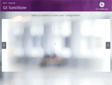 Tablet Screenshot of ge-sonostore.com